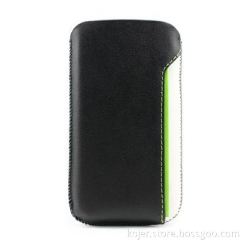 Leather Mobile Phone Case, Fine Workmanship in Sewing, OEM Orders Welcomed, Various Colors Available